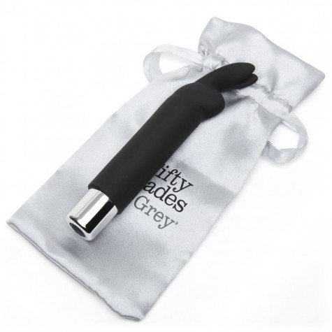 Черный мини-вибратор Greedy Girl Bullet Rabbit Vibrator - 12,7 см.