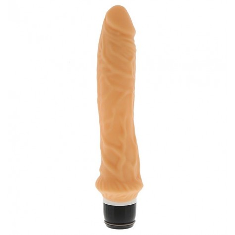 Телесный вибратор-реалистик PURRFECT SILICONE CLASSIC 8.5INCH - 21,5 см.